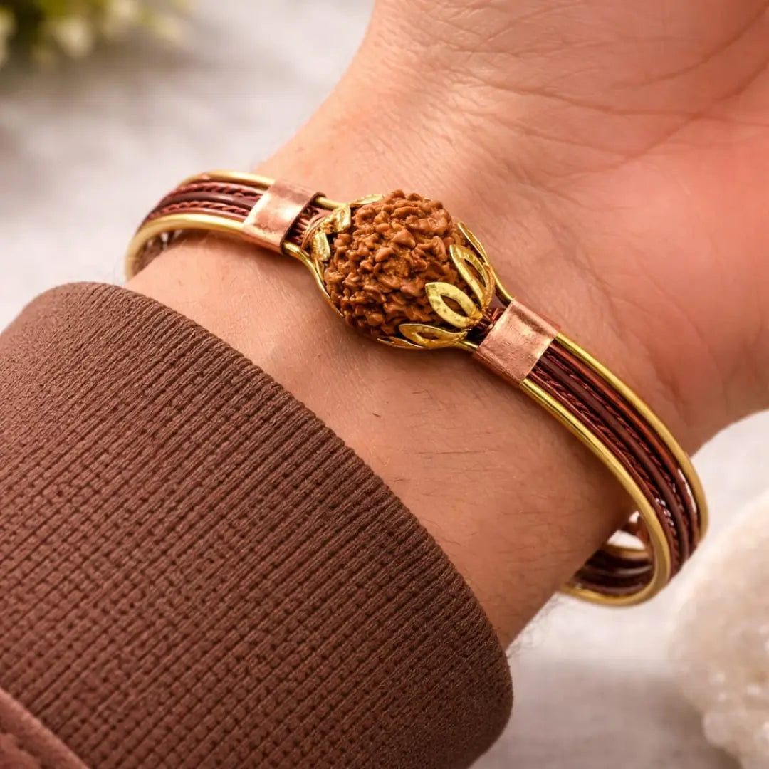 Copper Kada With Seven face Nepali